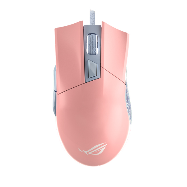 Mouse Asus ROG Gladius ll Origin PNK LTD, Alámbrico, 12000 DPI, 6 Botones, Aura Sync RGB, PMW3360 - P504 ROG GLADIUS II ORIGIN PNK