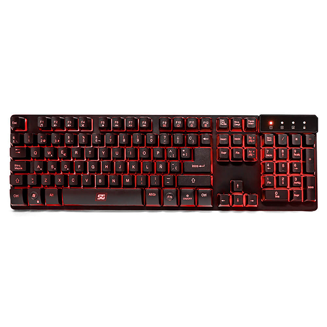 Teclado Gamer Vorago Start The Game KB-502 | Teclas multimedia | 4 Colores