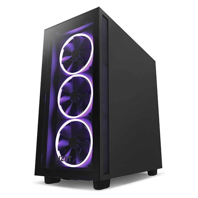 Gabinete NZXT H7 Elite Negro, E-ATX, Cristal Templado, 3 Ventiladores RGB Serie F, 1 Ventilador Serie F, Soporte GPU Vertical - CM-H71EB-01