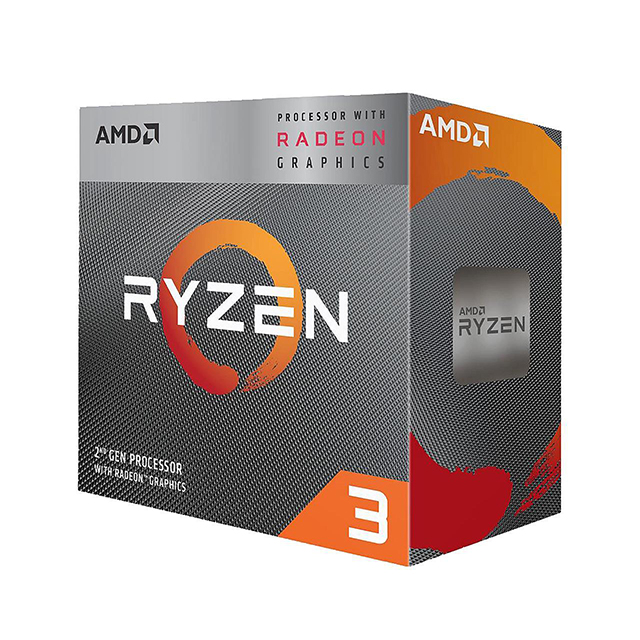 Procesador AMD Ryzen 3 3200G, 4 Cores, 4 Threads, Radeon Vega 8 Graphics, 3.6Ghz Base, 4.0Ghz Max, Socket AM4, Wraith Stealth.