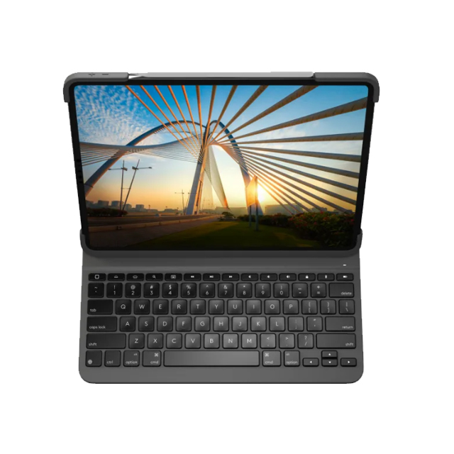 Funda con teclado para Para iPad Pro de 12,9 pulgadas Logitech Slim Folio Pro Grafito (3.ª y 4.ª generación) - 920-009703