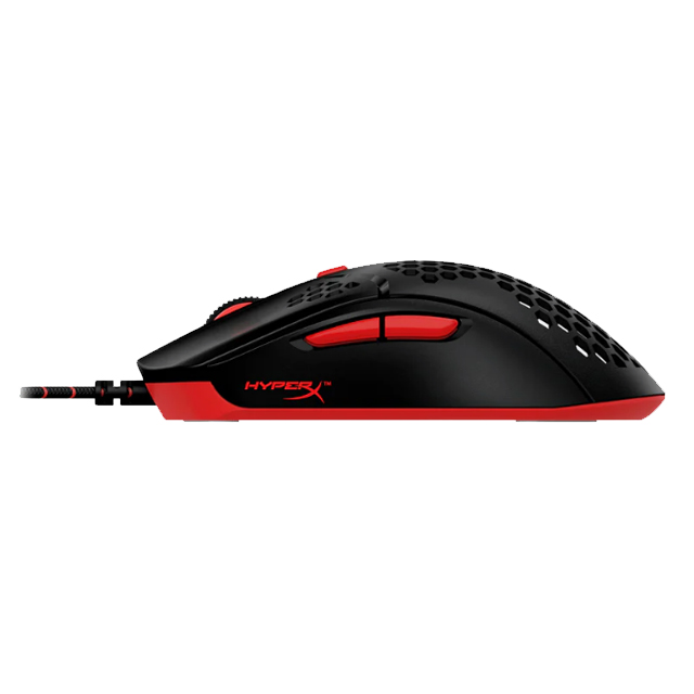 Mouse HyperX Pulsefire Haste Negro Rojo, Alámbrico, 6 Botones, Pixart 3335, 16,000 DPI - 4P5E3AA