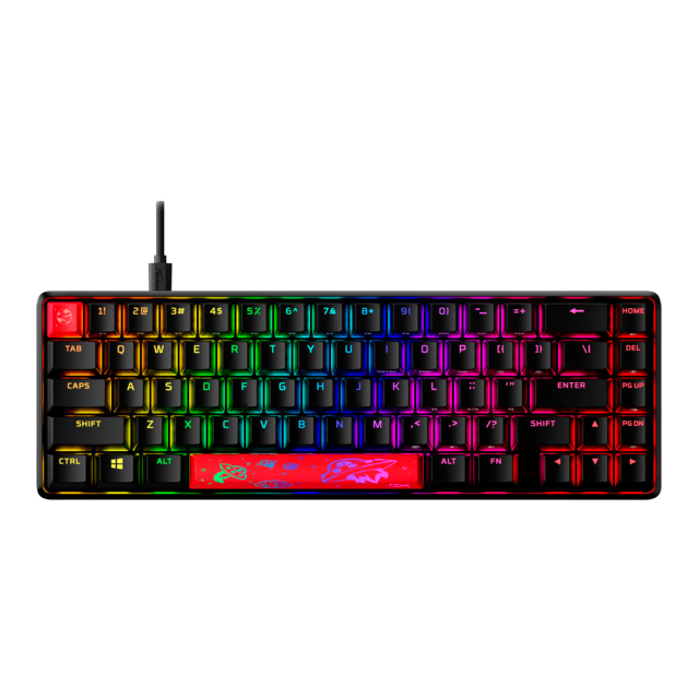 Teclado Mecánico HyperX Alloy Origins 65, RGB, Switches HX Red, Ingles - 4P5D6AA#ABA