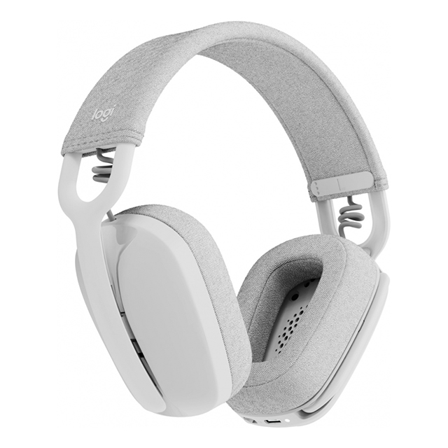 Diadema Logitech Zone Vibe 100 Blanco Crudo Inlámbrico Bluetooth 5.2 - 981-001218