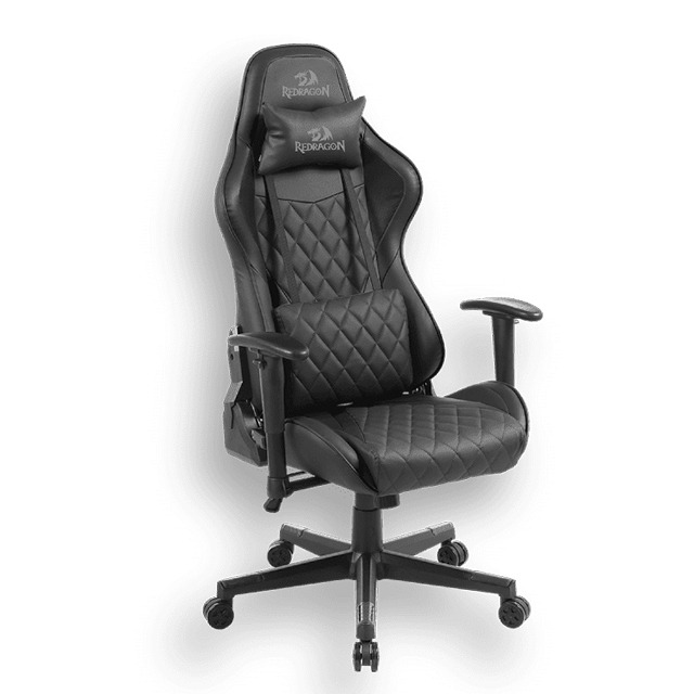 Silla Gamer Redragon Gaia C211 Negra / Reclinable / Piston Ajustable / Reposabrazos - C211-B