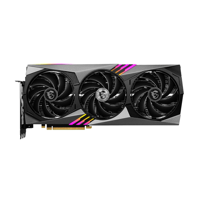 Tarjeta de video Nvidia MSI GeForce RTX 4070 Ti Gaming X Trio 12G, 12GB GDDR6X, Nvidia DLSS 3, Mystic Light - RTX 4070 Ti GAMING X TRIO 12G - 912-V513-023