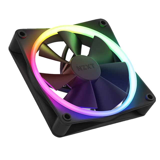 Ventiladores NZXT F120 RGB - Kit de 3 Ventiladores 120mm Negros - RF-R12TF-B1