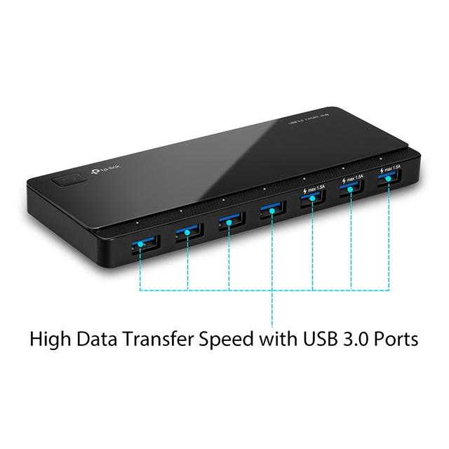 Adaptador HUB TP-Link UH700 de 7 Puertos USB 3.0