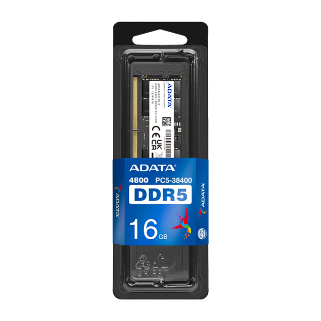 Memoria RAM Adata Hunter SO-DIMM 16GB DDR5 4800Mhz - AD5S480016G-S