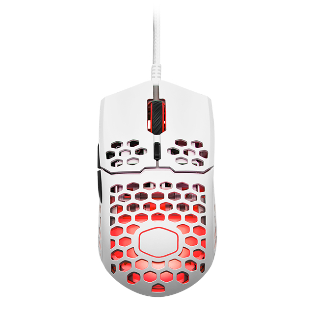 Mouse Gamer Cooler Master MM711 RGB Blanco, Alámbrico, 6 Botones, Pixart 3389, 16,000 DPI - MM-711-WWOL1