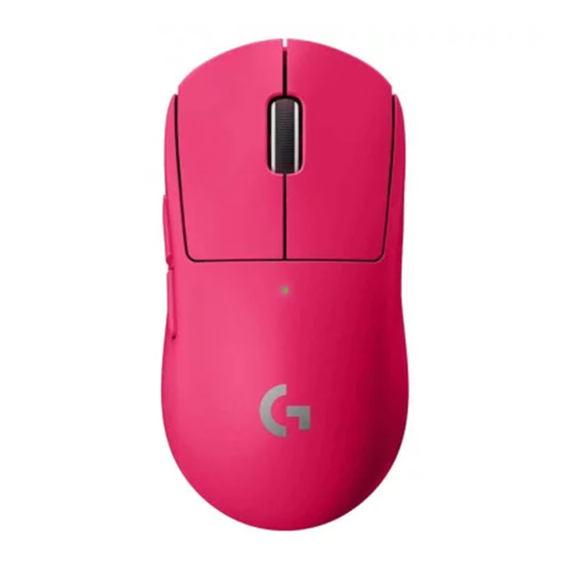 Mouse Logitech G PRO X Superlight Magenta, Lightspeed, Ultra Ligero, Inalámbrico, Sensor Hero 25K - 910-005955