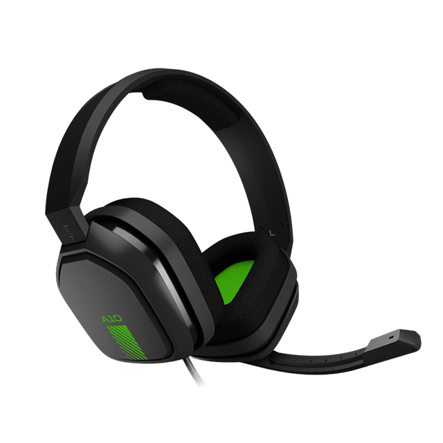 Diadema Astro A10, Verde Gris, Alámbrico, 3.5mm / Xbox Serie X|S / PS5 / PC / MAC (Logitech) - 939-001595