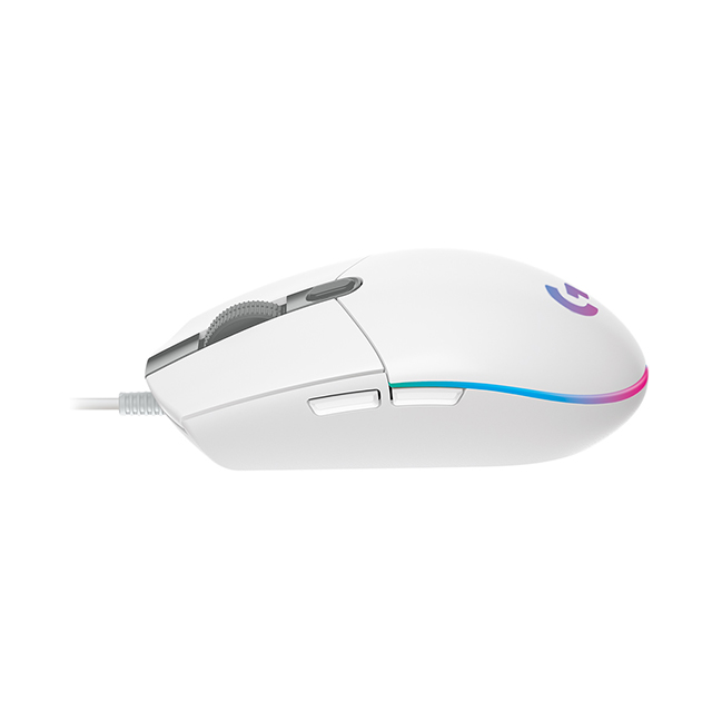 Mouse Logitech G203 Lightsync Blanco, Alámbrico, 8,000 DPI - 910-005794