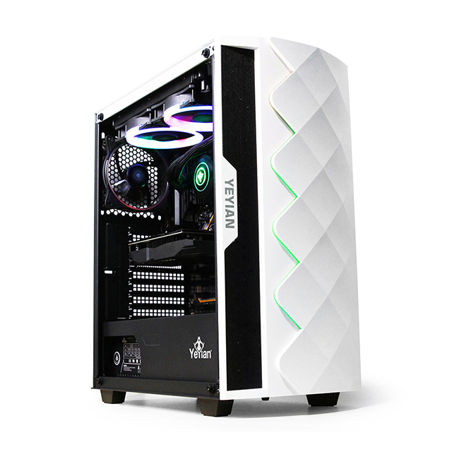 Gabinete Yeyian Abyss 2500, Blanco, ATX, Cristal Templado, 3 Ventiladores ARGB, YGA-49702