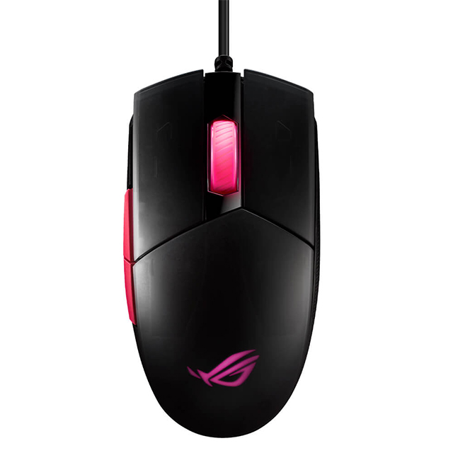 Mouse Asus ROG Strix Impact ll Electro Punk, Alámbrico, 6200 DPI, RGB, Aura Sync