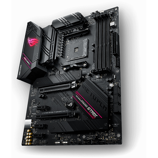 Tarjeta Madre Asus ROG Strix B550-F Gaming (WI-FI), ATX, AM4, DDR4 4600Mhz OC, M.2, Wi-Fi 6, Bluetooth 5.1, Aura Sync