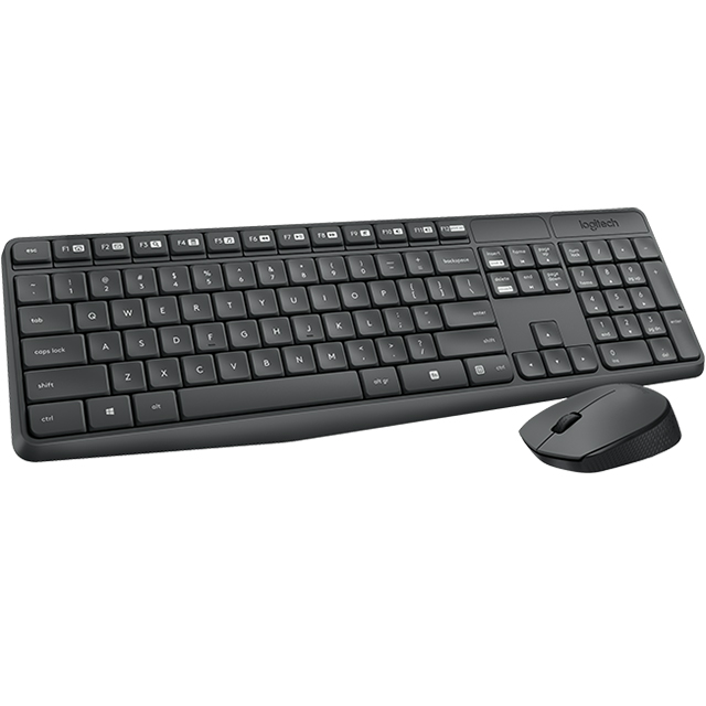 Combo de Teclado y Mouse Logitech MK235, Inalámbrico - 920-007901