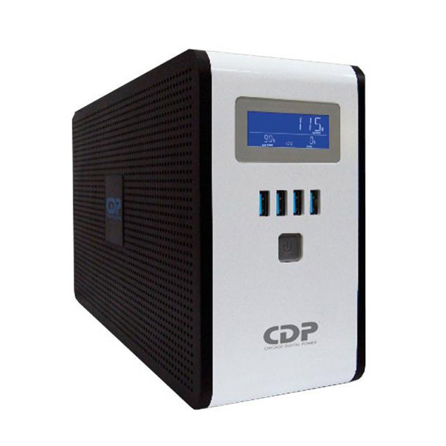 No-Break CDP, RU-Smart 1010, 1000VA, 500W, 10 Contactos, 4 USB, UPS