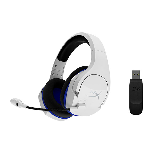 Diadema HyperX Cloud Stinger Core Wireless 7.1 Blanco, Inalámbrico, USB, PC, PS4, 7.1 Surround - HHSS1C-KB-WT/G