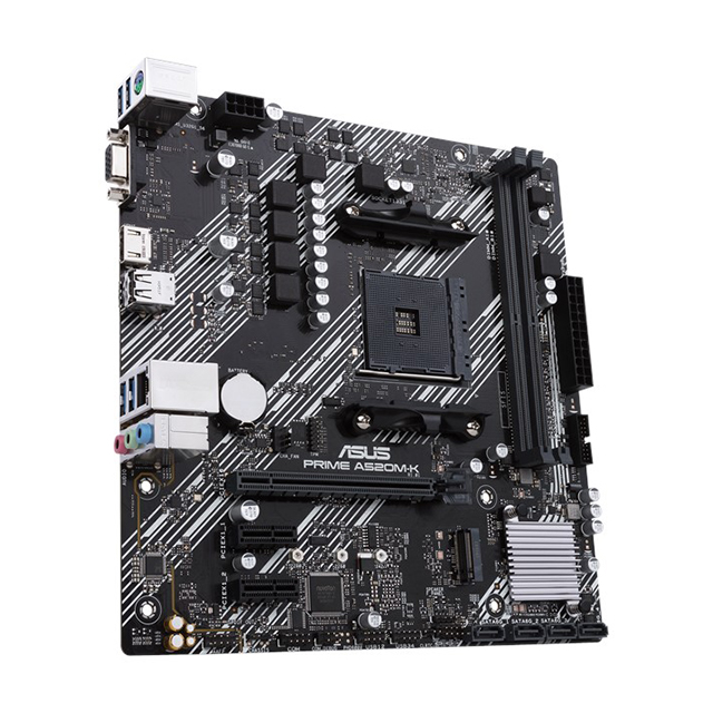 Tarjeta Madre Asus Prime A520M-K, Micro ATX, AM4, DDR4 4600Mhz, M.2