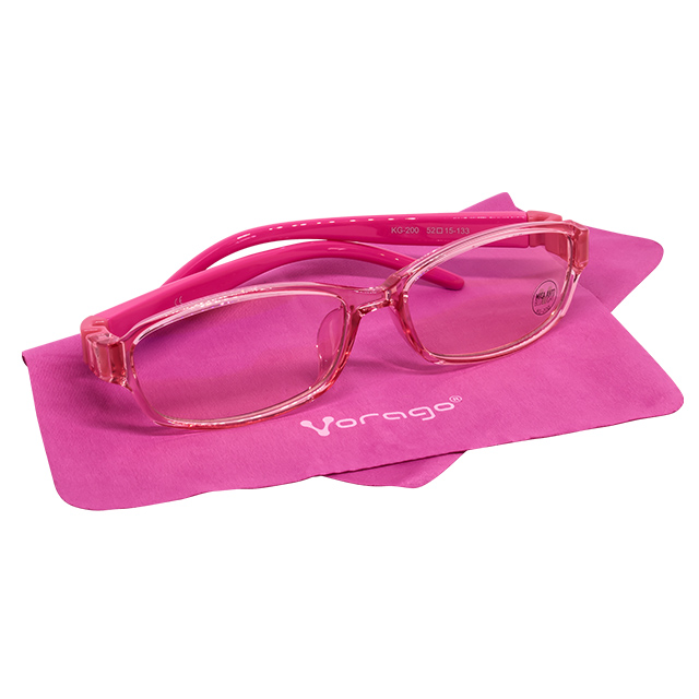 Lentes para PC Vorago KG200 Rosa, Anti Blue Light, Ligeros, Estuche - KG200-PK