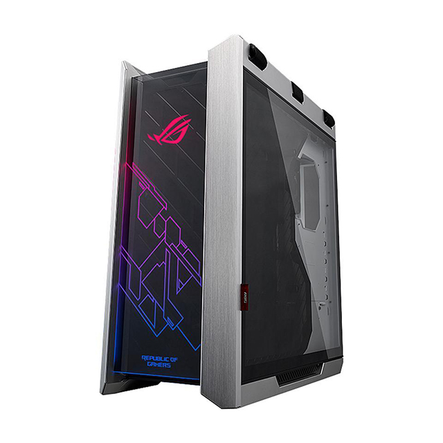 Gabinete Asus ROG Strix GX601 Helios White Edition, E-ATX, Cristal Templado, Aura Sync, RGB