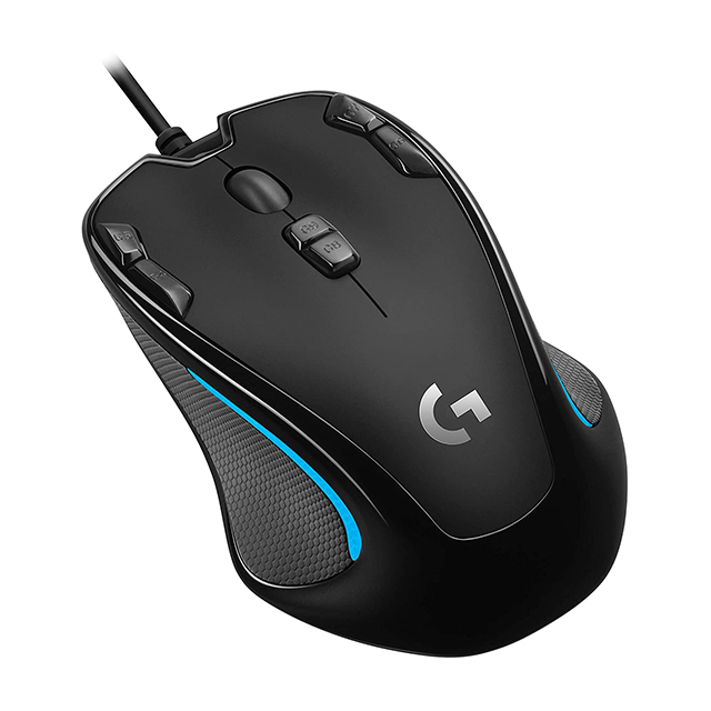 Mouse Logitech G300S Optical Gaming , Alámbrico, 9 Botones programable, Ambidiestro  2,500 DPI - 910-004344