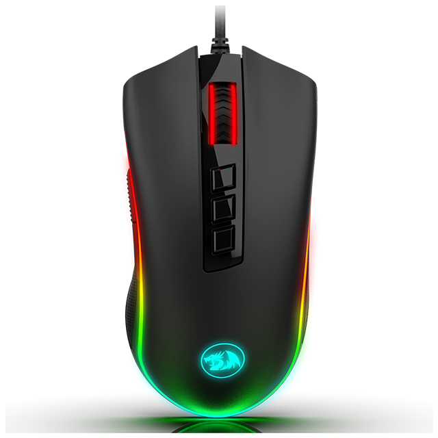 Mouse Gamer Redragon Cobra FPS, RGB, Alámbrico, 24,000 DPI, 8 Botones Progamables, Pixart P3360 óptico - M711-FPS