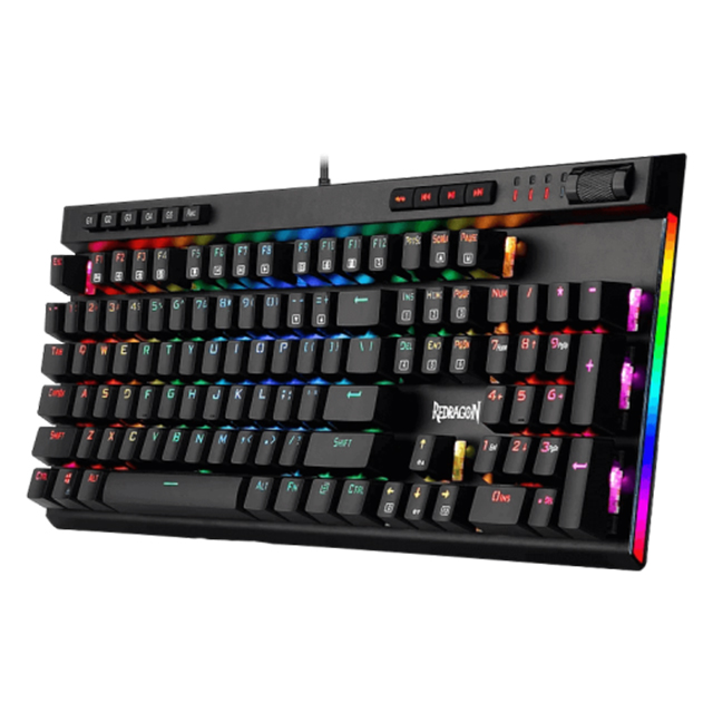 Teclado Mecanico Redragon Vata Pro K580RGB, Switches Redragon Brown, Español