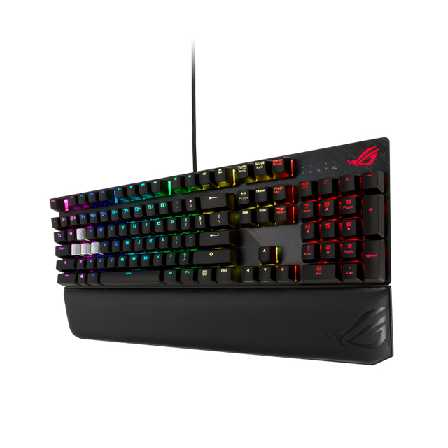 Teclado Mecanico Asus ROG Strix Scope Deluxe, Cherry MX Red, Aura Sync, Ingles - XA04 STRIX SCOPE DX/RD/US