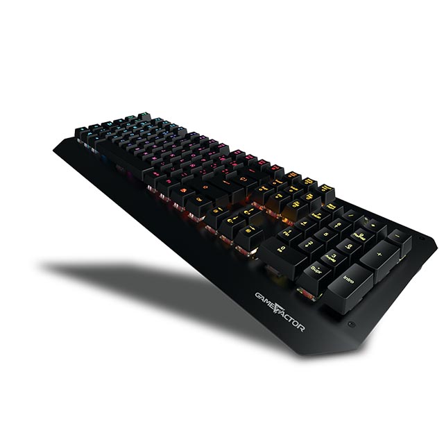 Teclado Mecánico GameFactor Optical KBG601 | RGB | Red (Linear) | Español