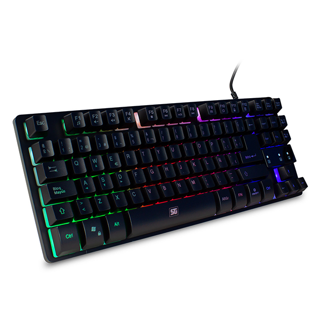 Teclado de Membrana Vorago Start The Game KB-503 TKL | Iluminacion RGB | Español