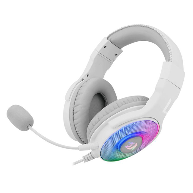 Diadema Gamer Redragon Pandora 2 White RGB, Alámbrico / 3.5mm / PC / Nintendo Switch / Xbox / PS5 - H350W-RGB-1