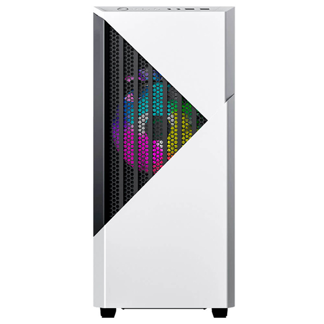 Gabinete Munfrost Panda Pro White, E-ATX, Cristal Templado, 2 Ventiladores ARGB