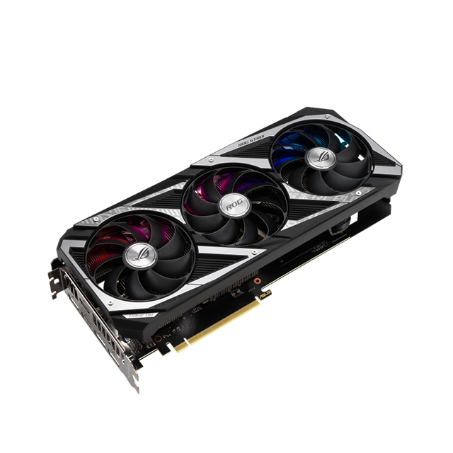 Tarjeta de video Nvidia Asus ROG Strix GeForce RTX 3050 OC Edition 8GB GDDR6, Aura Sync - ROG‑STRIX‑RTX3050‑O8G‑GAMING