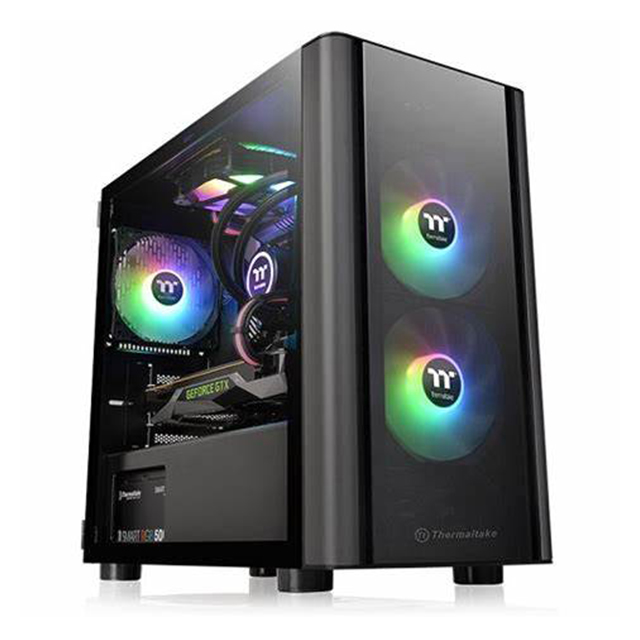 Gabinete Thermaltake V150 TG, M-ATX, Cristal Templado, 1 Ventilador - CA-1R1-00S1WN-00