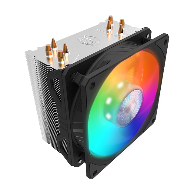 Disipador para CPU Cooler Master Hyper 212 ARGB, 2 Ventiladores, Iluminacion ARGB - RR-2V2L-18PA-R1