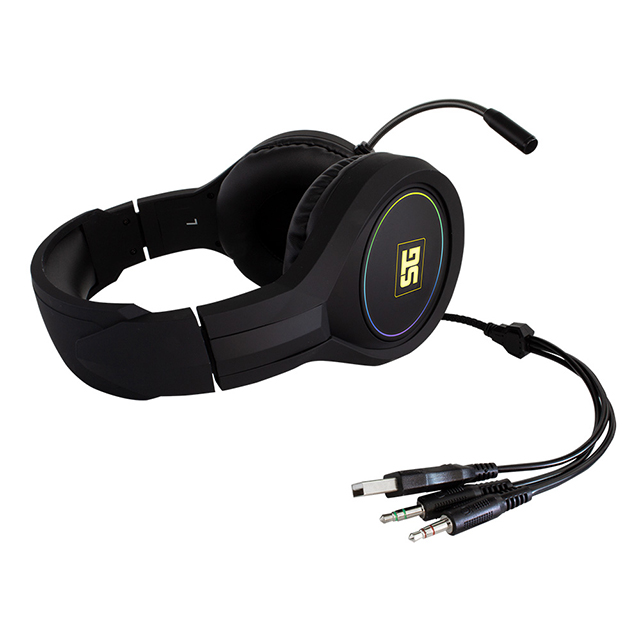 Diadema Vorago Start The Game HS-501, Alámbrico, 3.5mm, USB, PC - HS-501