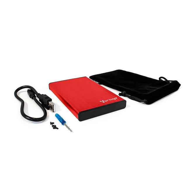 Enclosure Gabinete Externo Vorago HDD-201-RD Para SSD & HDD 2.5"