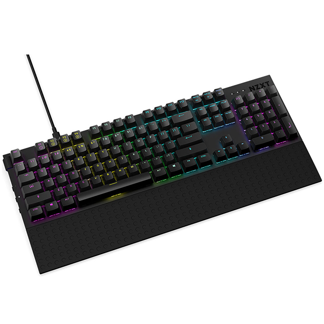 Teclado Mecánico Modular NZXT Function Negro, Switches Gateron Red, RGB, Hot Swap, USB C, Ingles- KB-1FSUS-BR