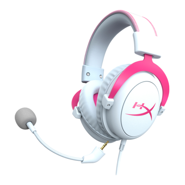 Diadema HyperX Cloud ll Pink, Alámbrico / USB / 3.5mm / PC / Nintendo Switch / Xbox / PS5 / 7.1 surround - 4P5E0AA