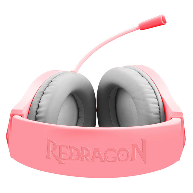 Diadema Gamer Redragon Hylas Rosa H260P-RGB / 3.5mm + USB / PC / Nintendo Switch, Xbox, PS4