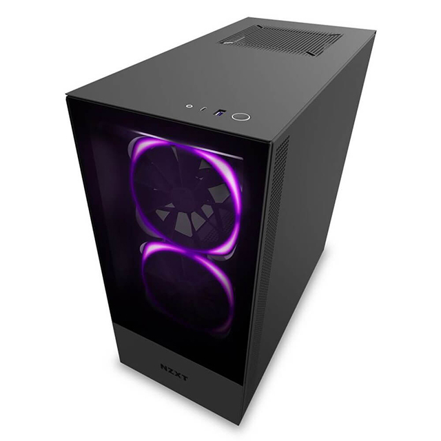 Gabinete NZXT H510 Elite Negro, ATX, Cristal Templado, 4 Ventiladores - CA-H510E-B1