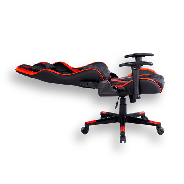 Silla Gamer Redragon Gaia C211 Negro Roja / Reclinable / Piston Ajustable / Reposabrazos - C211-BR