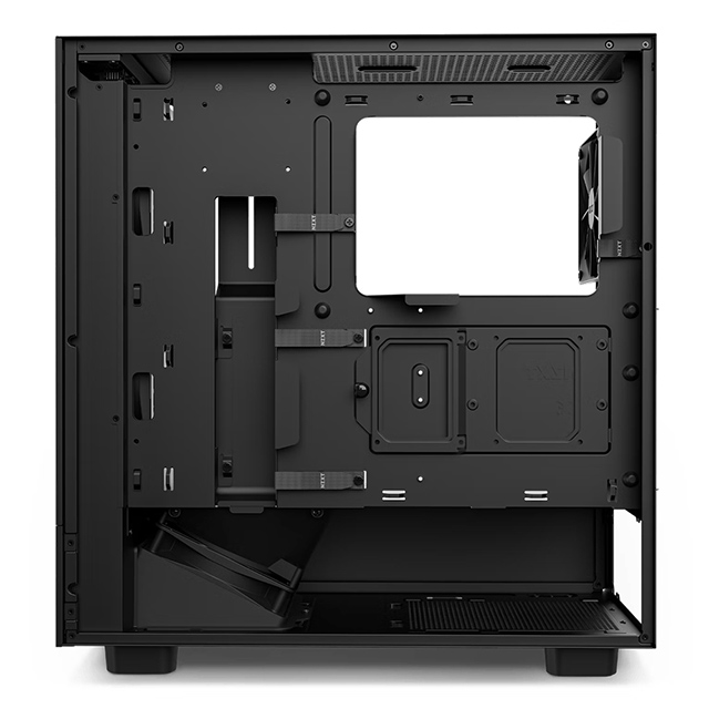 Gabinete NZXT H5 Flow Negro, ATX, Cristal Templado, 2 Ventiladores F Quiet 120mm - CC-H51FB-01