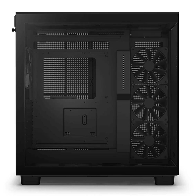 Gabinete NZXT H9 Flow Negro, ATX, Cristal Templado, 4 Ventiladores sin RGB - CM-H91FB-01