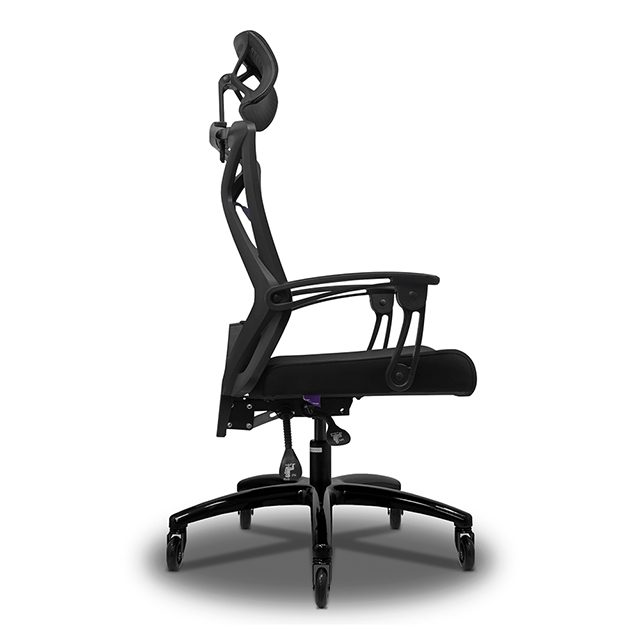 Silla Gamer Munfrost Nova Negra | Reclinable | 180KG | Ruedas tipo patin - MFMSIL1B