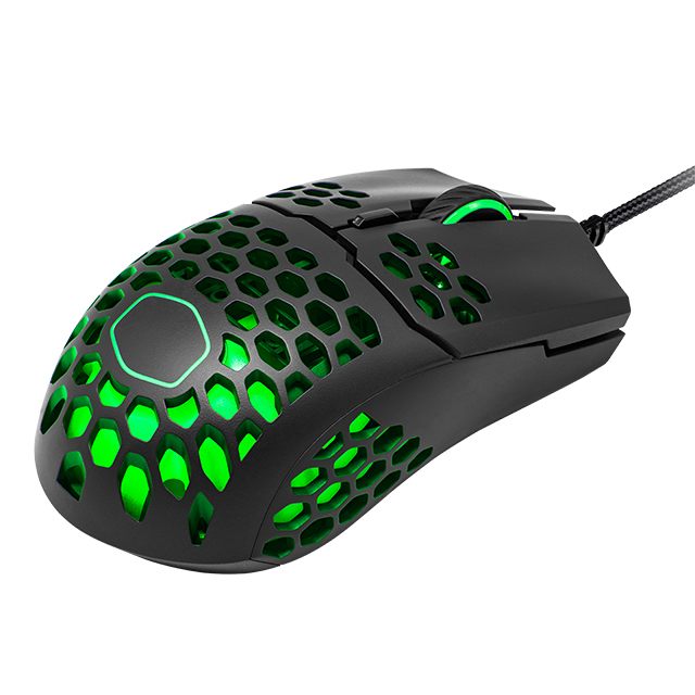 Mouse Gamer Cooler Master MM711 RGB Negro, Alámbrico, 6 Botones, Pixart 3389, 16,000 DPI - 711-KKOL1