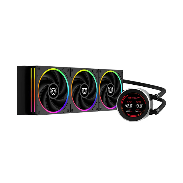 Enfriamiento Líquido Balam Rush Hydrox Expert HYX36, 360mm, 3 Ventiladores, Display LCD 2.1", RGB, Negro - BR-941822