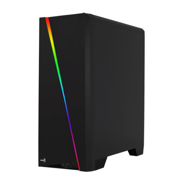 Gabinete Aerocool Cylon RGB Negro, Cristal Templado, 1 Ventilador, ATX - 4718009152335